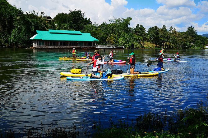 1.5 - 2 hour morning SUP boarding class for all ages and levels - An In-Depth Look at the SUP Experience in Kanchanaburi