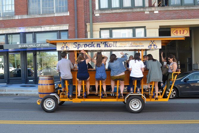 1.5-Hour Public Party Bike Ride in Downtown Memphis - Key Points
