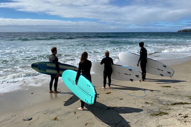 1.5 Hour Surf Lesson in Laguna Beach - The water portion: catching waves in Laguna’s stunning waters