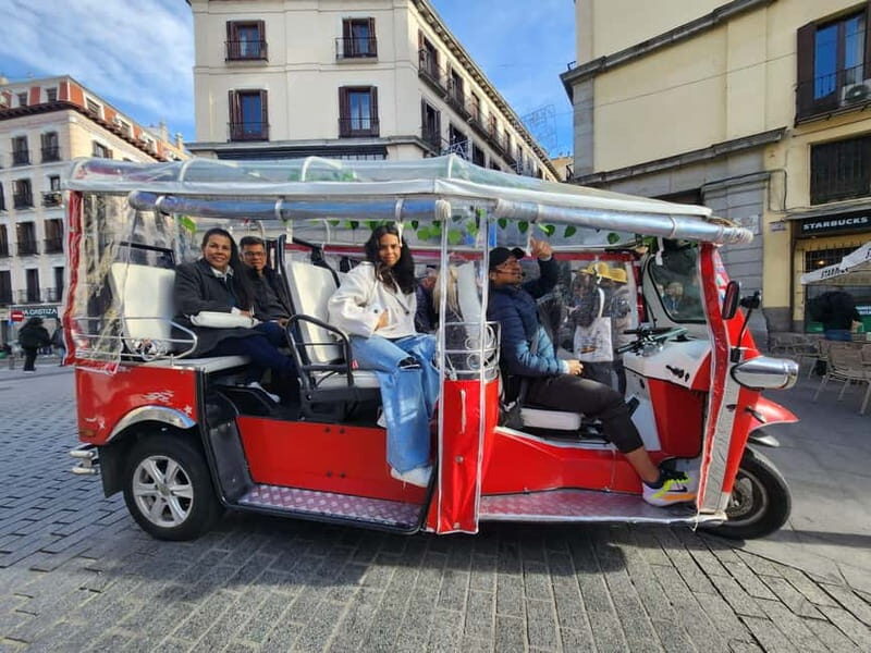 1.5-hour Tuk Tuk Tour in Madrid - FAQ