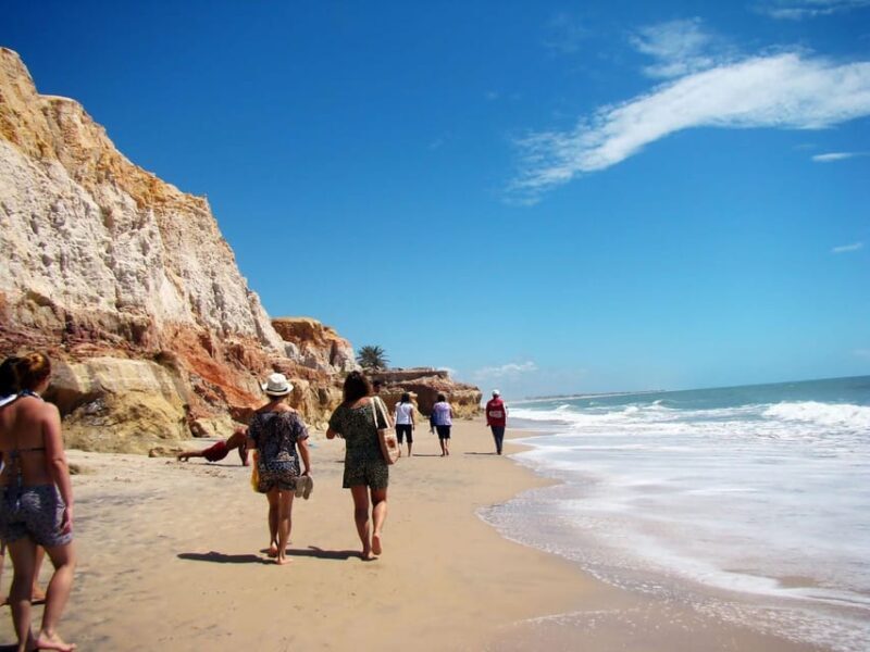1 Day Adventure: Explore Ceará's Beaches - First Stop: Morro Brancos Cliffs