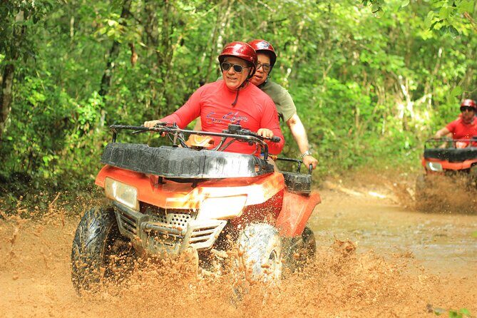 1 Day ATV, Horse Ride, Ziplines and Cenote Adventure - ATV Adventure: Speed and Muddy Trails