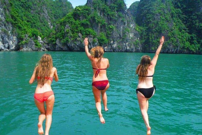 1 Day Boat Tour: HaLong Bay, Lan Ha Bay, Natural Beach and Full Moon Party - Key Points