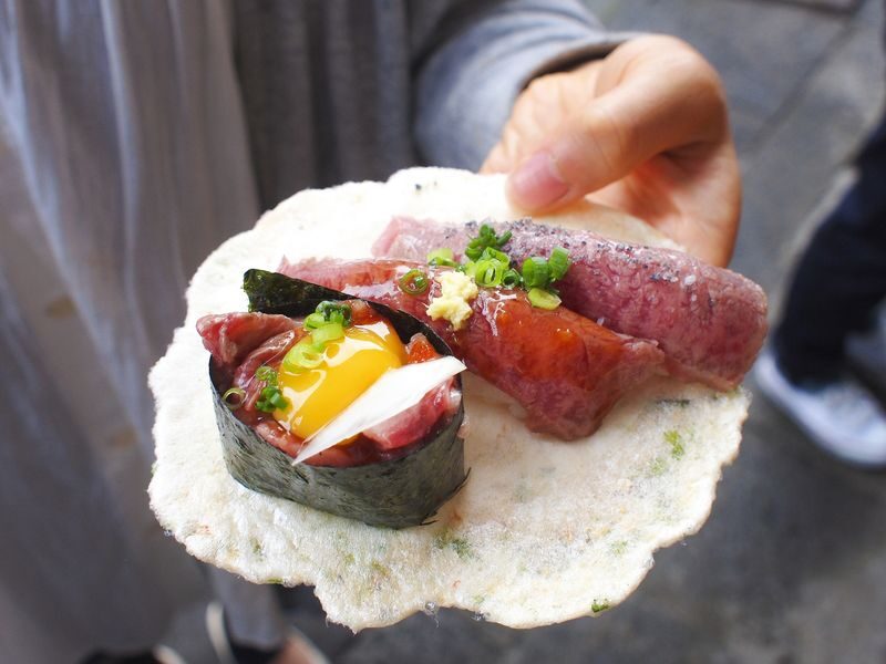 1-Day Tour in Takayama: Foodie Adventure, Showa Era, & the Old Town - A food walk with more than snacks