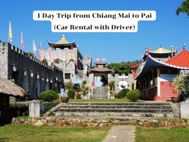 1-Day Trip from Chiang Mai to Pai (Van Rental with Driver) - Why This Tour Offers Good Value