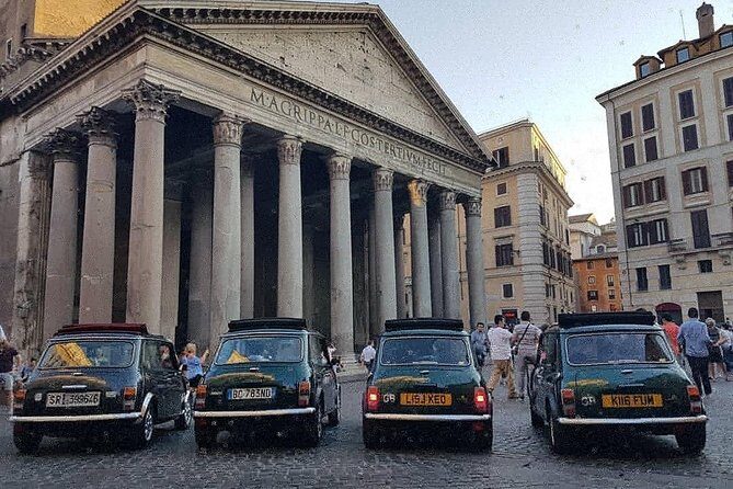 1 hour Little Ancient Tour of Rome by Mini Vintage Cabriolet with Cappuccino - FAQ