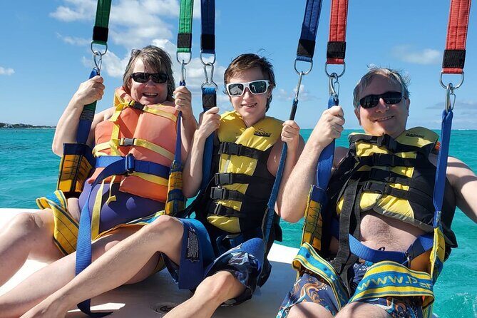 1 Hour Private Parasailing Charter, Grace Bay, Providenciales - A Bird’s-eye View of Providenciales with Private Parasailing