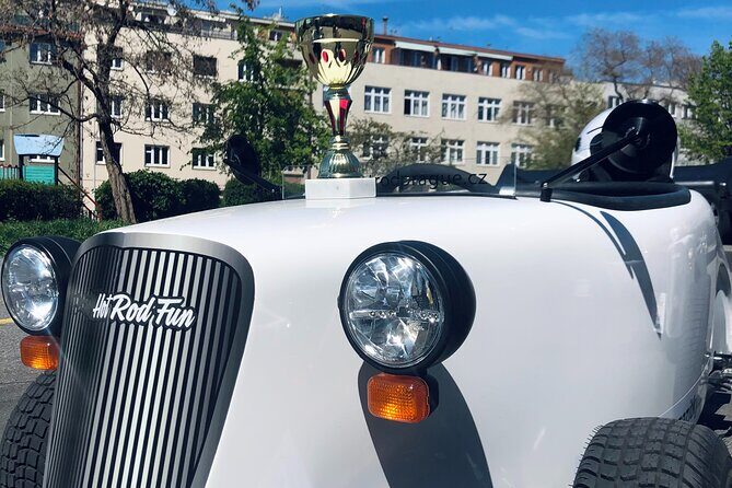 1-Hour Ride Across the Prague in Mini Hot Rod Car - Key Points