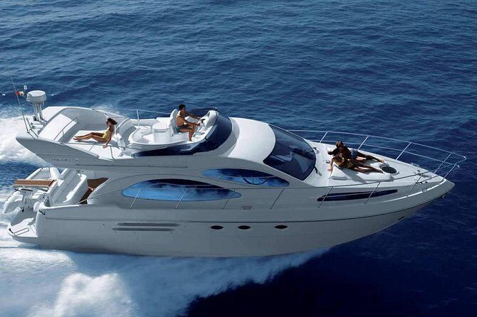 1 Hour Sail + Spanish Lunch or Dinner for 2 People in a Luxury Motor Boat - Sail Barcelona in Style: A Private 1-Hour Yacht Experience with Spanish Cuisine