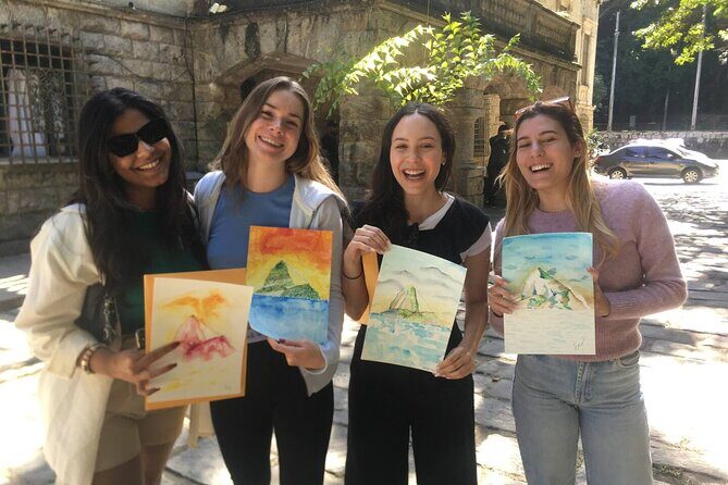 1-hour Watercolor Class with a View of Sugarloaf Mountain - Experience Rio in a Whole New Way: Watercolor Class with a View of Sugarloaf Mountain