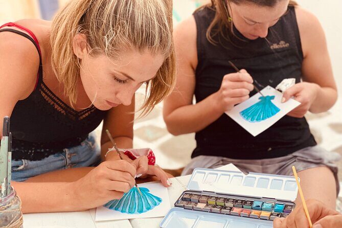 1 Hour Watercolor Workshop in Parikia Paros! - Watercolor Workshop in Parikia Paros: A Creative Slice of Greek Life