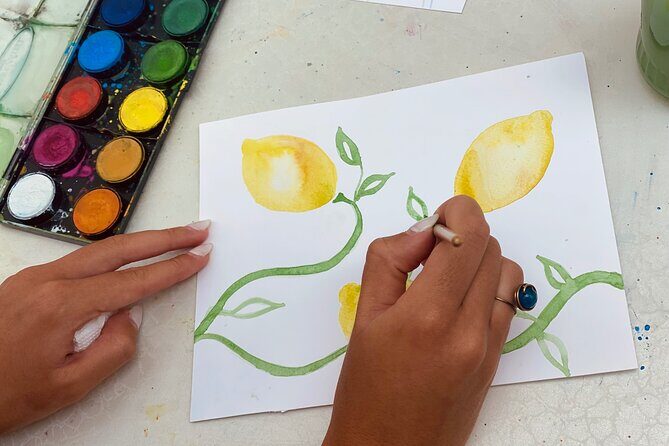 1 Hour Watercolor Workshop in Parikia Paros! - In The Sum Up