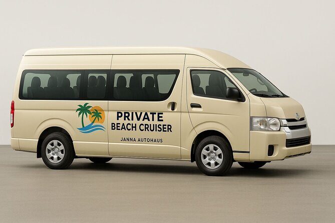 10 Seats Private Van Beach hopping (AC) - Key Points
