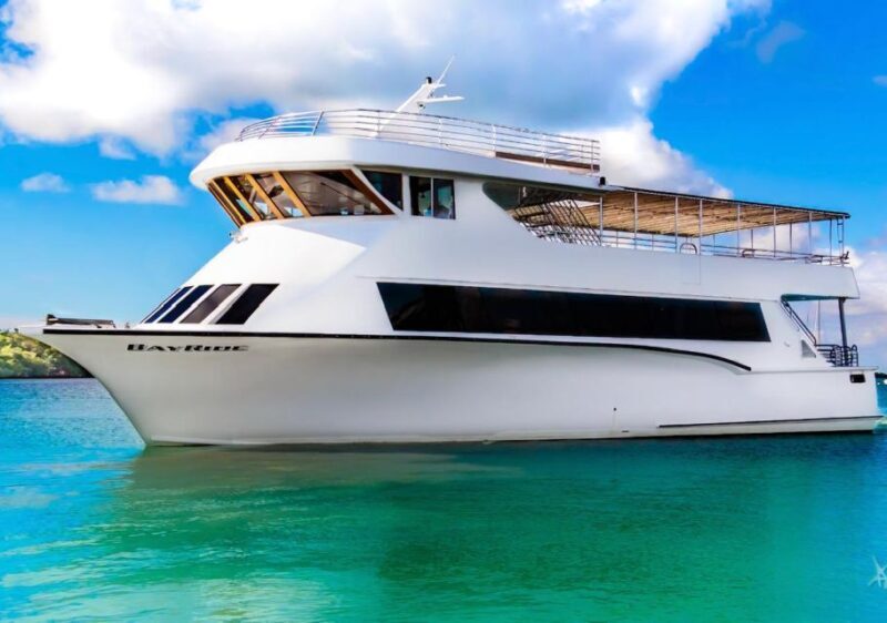 100ft 200 passenger 3 story mega yacht w open bar at Bayside - The Venue: Bayside Marketplace and the Yachts Size
