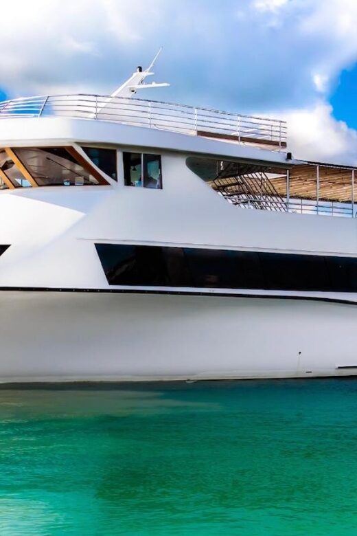 100ft 200 passenger 3 story mega yacht w open bar at Bayside - Will This Tour Suit You?