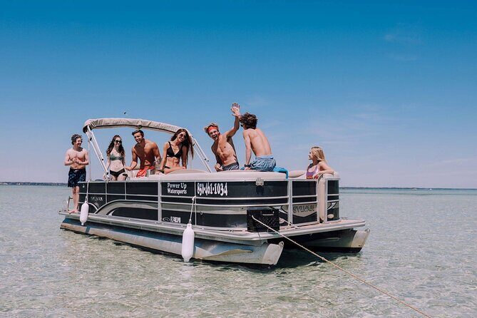 12 passenger Crab Island pontoon boat rental - Key Points