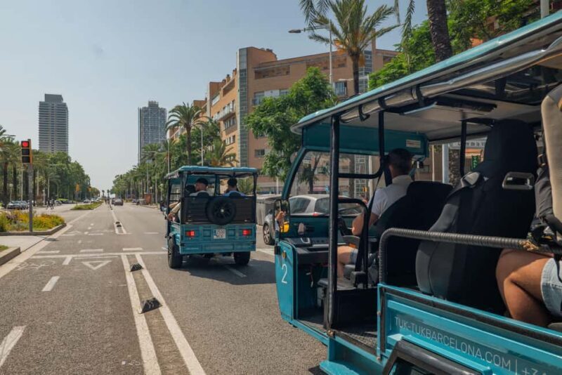 1,5-Hour Barcelona City & Beach Private Tuk-Tuk Tour - FAQ