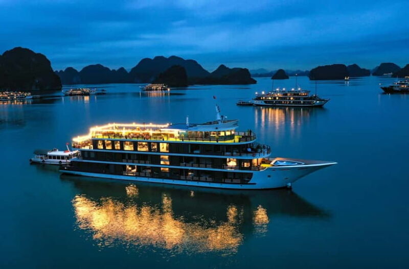 2/3-Day Halong & Lan Ha Bay Doris 5* Cruise balcony, bathtub - Key Points