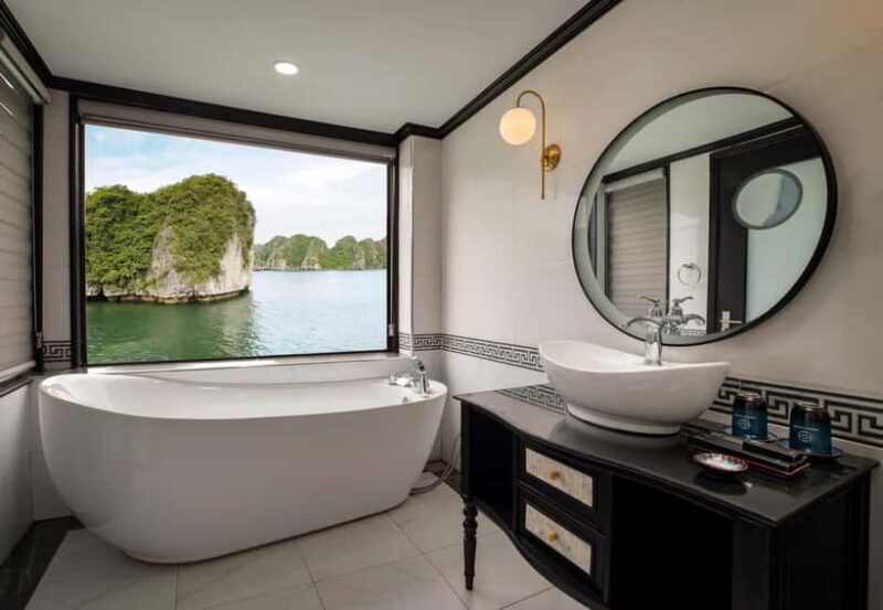 2/3-Day Halong & Lan Ha Bay Doris 5* Cruise balcony, bathtub - Who Is This Cruise Best For?