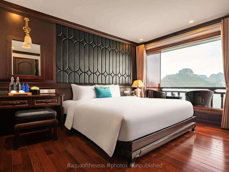 2-Day: Halong Lan Ha Bay 5 Stars Cruises w/Balcony & Bathtub - Key Points