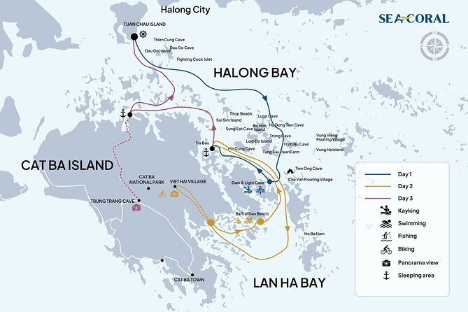 2 Day Sea Coral Voyage through Halong and Lan Ha - FAQ