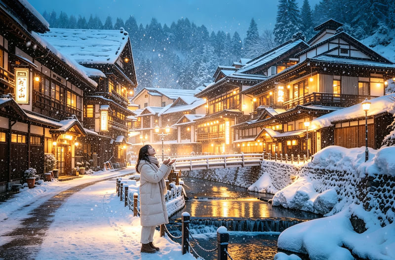 2-Day Tour to Ginzan Onsen, Zao Chuo Ropeway, Miyagi Zao Fox Village, and Ouchi-juku (Departing from Shinjuku) - At a glance: four stops, two days