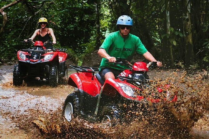 2 hour Bali ATV Ride Ubud waterfall jungle and rice fild track - Key Points