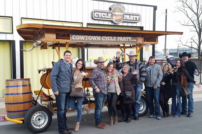 2-Hour BYOB Cowtown Cycle Party for 6-15 Happy Adults in FW - FAQ
