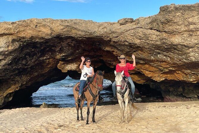 2-Hour Horseback Riding Tour to Little Natural Bridge in Aruba - Key Points