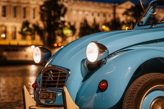 2-hour Private Night Ride in a Citroën 2CV in Paris - The Charm of a Night Ride in a Citroën 2CV