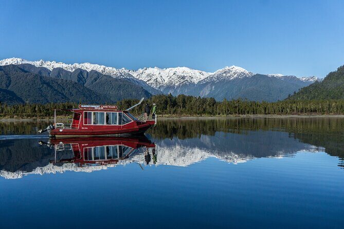 2-Hour Scenic Cruise in Lake Mapourika - Discover the calm beauty of Lake Mapourika with a 2-hour scenic cruise in New Zealand’s West Coast region. For just over two hours, you’ll glide across tranquil waters, taking in views of Jurassic-era rainforests, glaciers, and snow-capped mountains reflected perfectly in the lake’s still surface. Led by local guides like Rosie or Dale, this small-group adventure (max 12 travelers) offers an intimate look at the areas natural wonders. Priced at around $76 per person, it’s an accessible way to connect with the wilderness without breaking the bank.