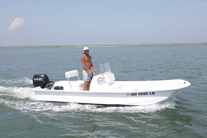 2-Hour Sunset Skiff Boat Rental in Chincoteague Island, VA - Key Points
