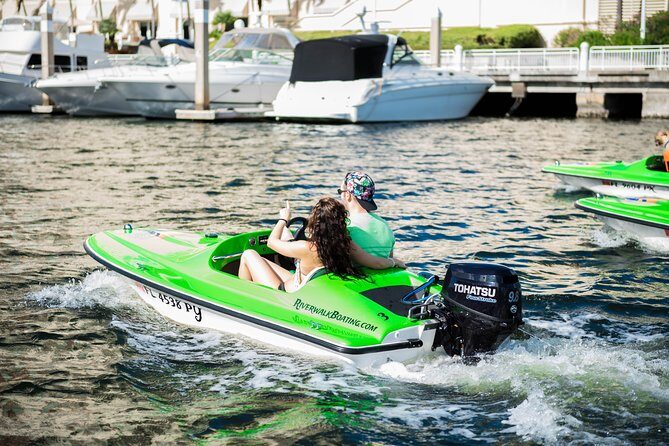 2 Person Mini Power Boat Rental at Tampa Riverwalk - Tampas Waterway Adventure: The 2 Person Mini Power Boat Rental