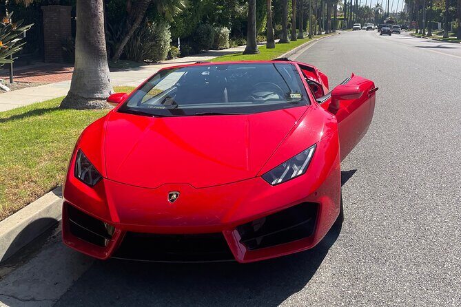 20min Driving Tour: From Hollywood to Sunset Blvd in Lamborghini - Key Points