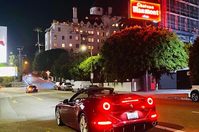 20min Driving Tour: Hollywood Blvd to Sunset Blvd in Ferrari - Key Points