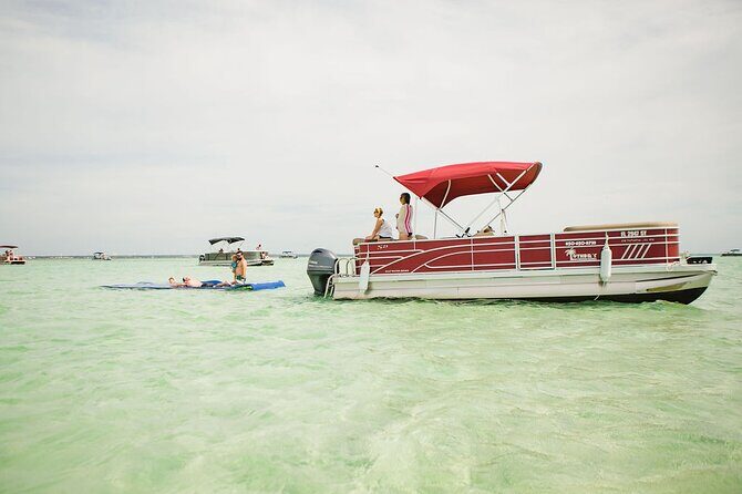 24ft (12 Passenger) Pontoon Boat Rental in Destin/Crab Island - Key Points