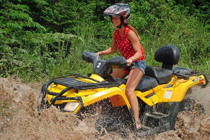 3 adrenaline activities Atvs Zipline and a swim experience in a cenote - Key Points