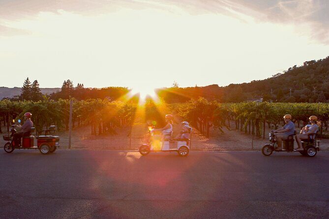 3 Hour Electric Trike Sunset Tour at Sonoma - Exploring Sonoma by Electric Trike: A Unique Way to Experience Wine Country
