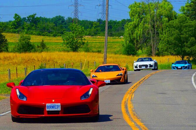 3 Hour Exotic car Tour driving 4 to 5 Super cars - A Dive into the World of Supercars in Just Three Hours