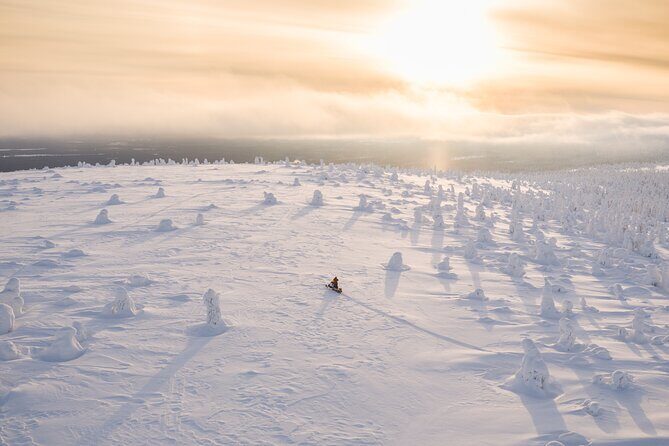 3-hour snowmobile adventure in Levi - Key Points