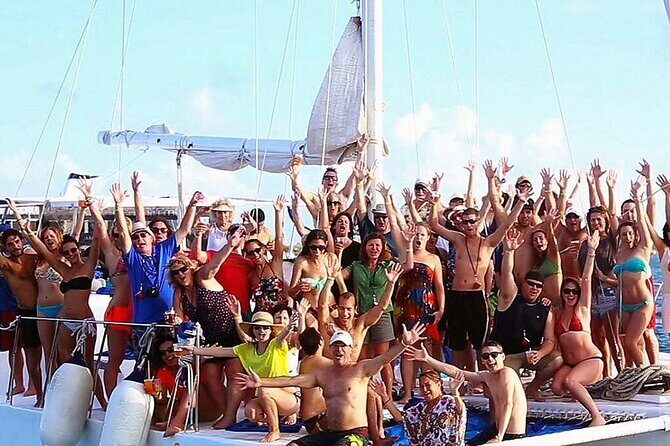 3 in 1 Catamaran Tour to Isla Mujeres from Cancun All Inclusive - A Fun-Filled Day on the Waves: 3 in 1 Catamaran Tour to Isla Mujeres from Cancun