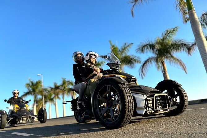 3 wheels motorcycle Coast Tour - Ryker - Gran Canaria Maspalomas - Discover the Coastal Beauty of Gran Canaria on a 3-Wheel Motorcycle Tour