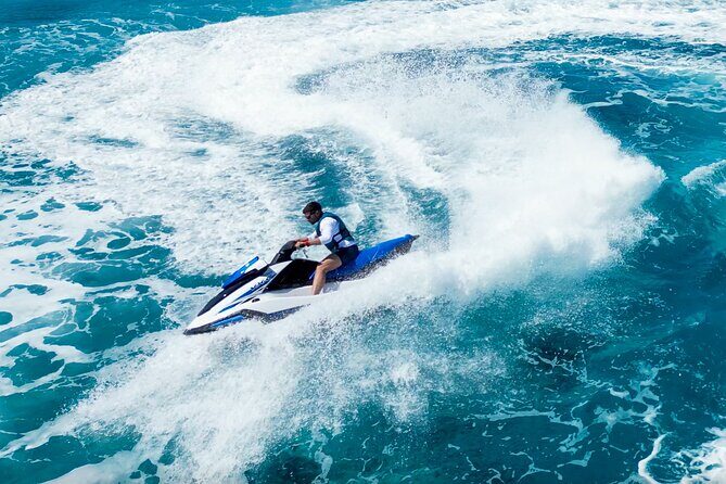 30 minute, Jet Ski Rental Malta - Self guided - No Licence Needed - Experience the Thrill of Malta’s Coast on a 30-Minute Self-Guided Jet Ski