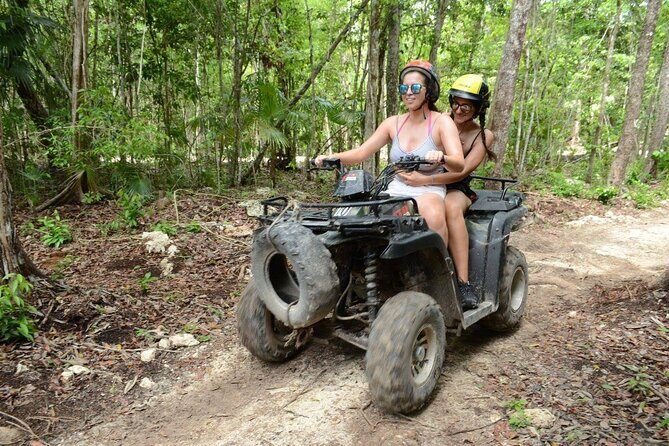 4 activities in 1 Horse Riding, ATV Shared, Cenote & Ziplines from Cancún - FAQs