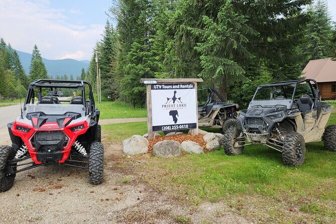 4-Hour UTV Rental in Priest Lake - Key Points