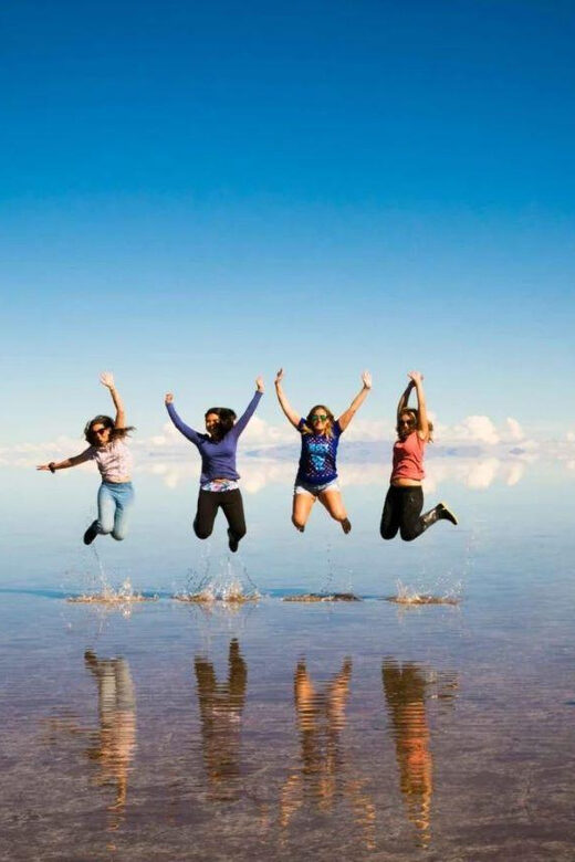 4D/3N San Pedro de Atacama- Uyuni - Day 3: The Salt Flat at Dawn and Iconic Salt Formations