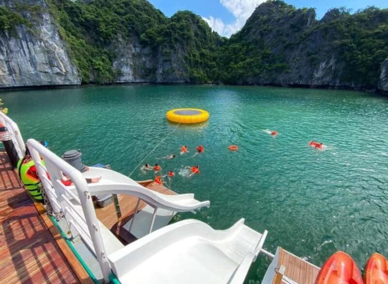 5-Star Ha Long & Lan Ha Day Cruise with Waterslide & Lunch - Discover the Beauty of Vietnam’s Waters on a 5-Star Ha Long & Lan Ha Day Cruise