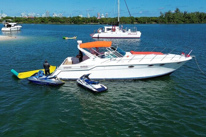 50ft Orange Searay Miami Yacht Rental - Miami Yacht Rental: A Private 50ft Searay Experience