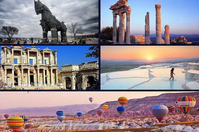 6 Days Turkey Tour Cappadocia, Ephesus, Pamukkale, Gallipoli, Troy Tour - A Practical and Authentic Journey Through Turkey