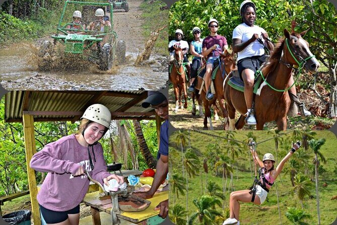 6 in 1 tours Full Day Safari, Zipline, Buggies and Horse Riding - Discover the 6-in-1 Tour in Punta Cana: A Day Packed With Adventure and Culture